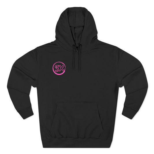 3X Hoodie - Pink