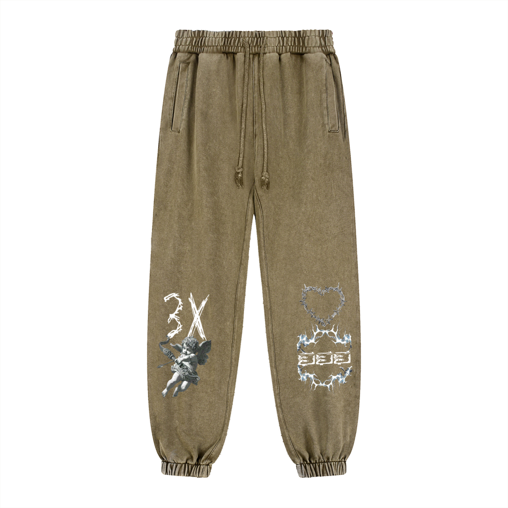 Snow Wash Heavyweight Jogged Sweatpants ODMPOD