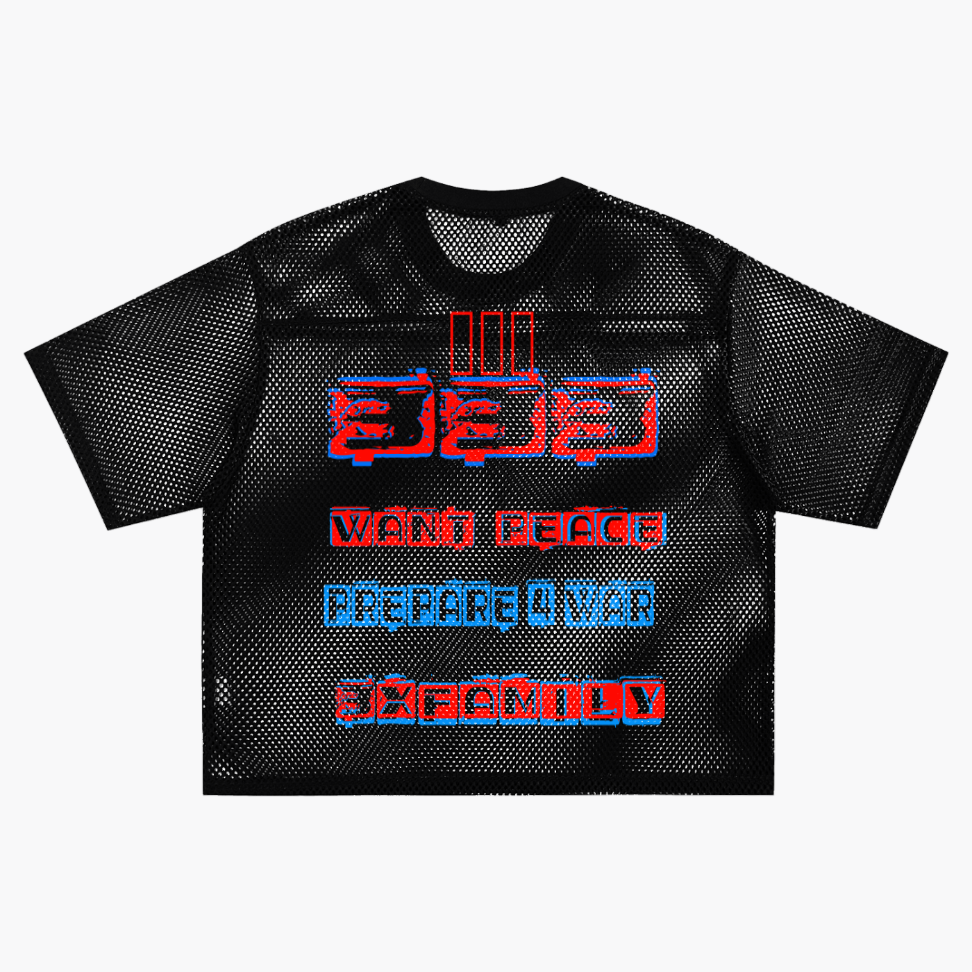 See-through Boxy Net T-Shirt ODMPOD