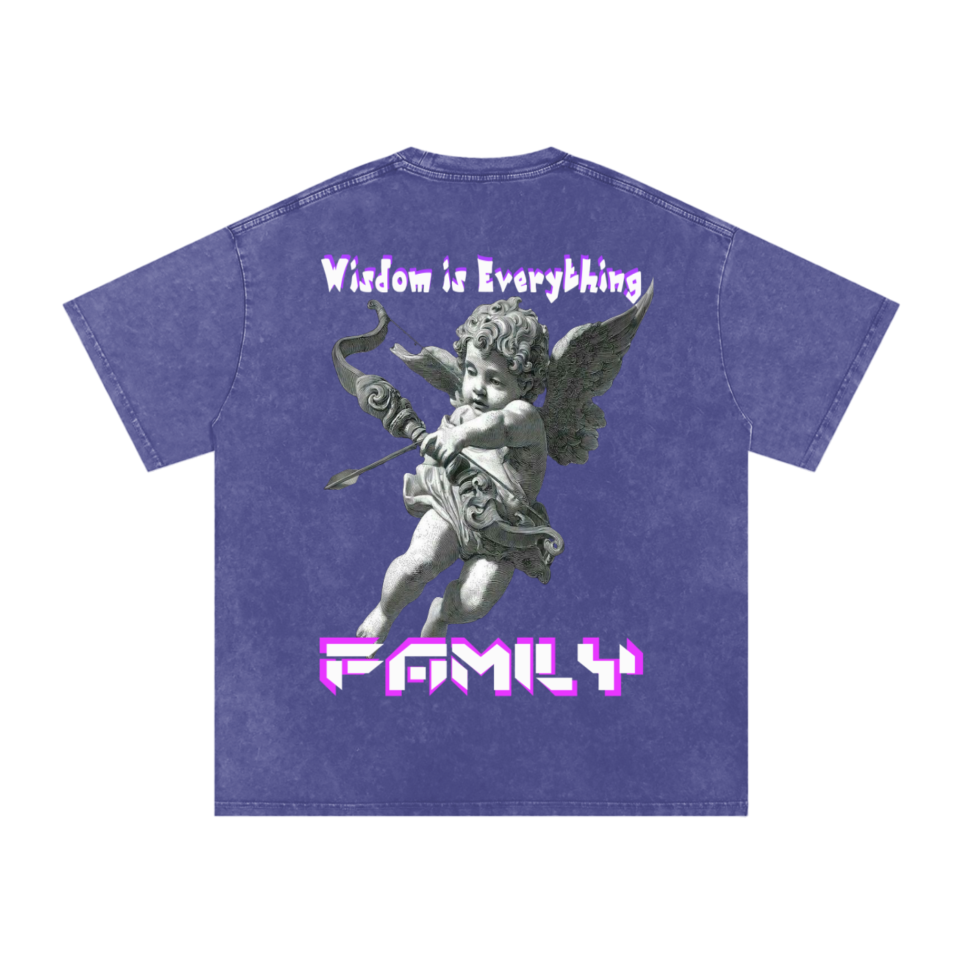 Snow Washed Oversized Cotton T-Shirt ODMPOD