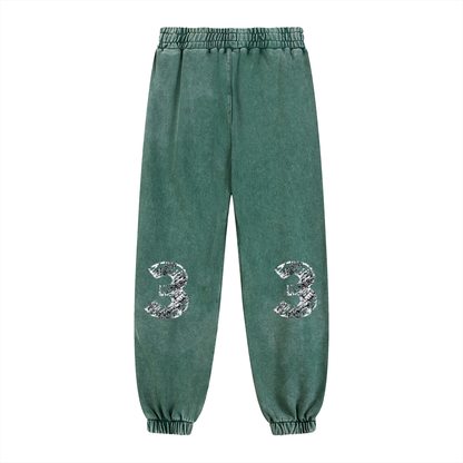 Snow Wash Heavyweight Jogged Sweatpants ODMPOD