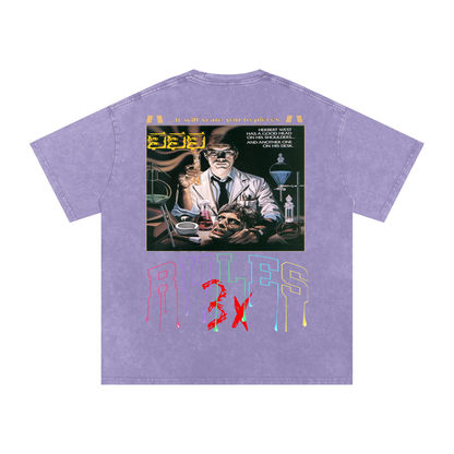 Snow Washed Oversized Cotton T-Shirt ODMPOD