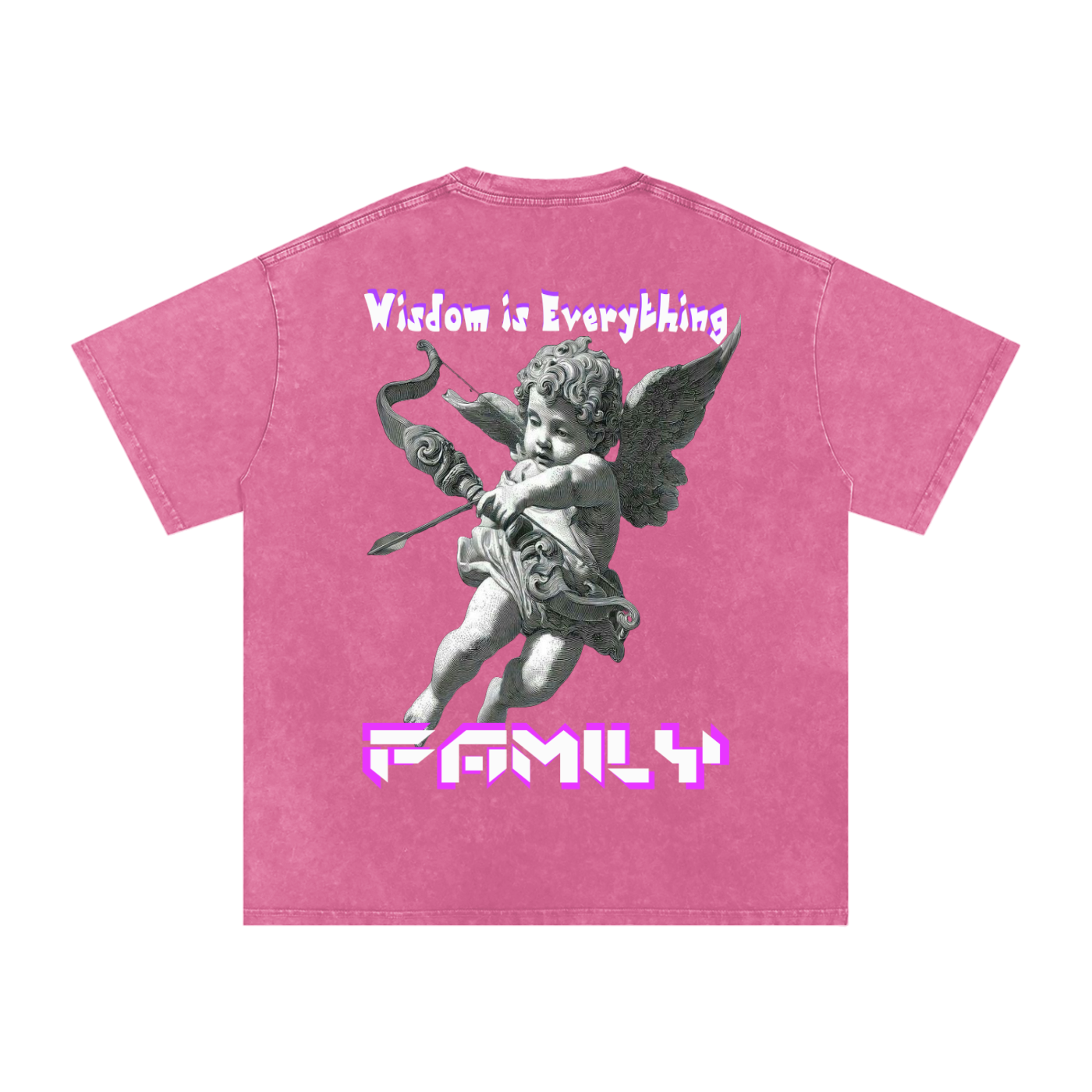 Snow Washed Oversized Cotton T-Shirt ODMPOD