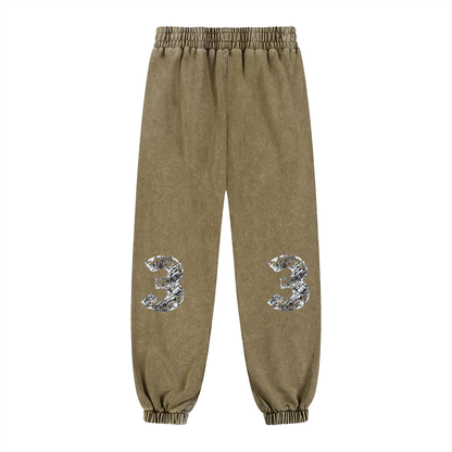 Snow Wash Heavyweight Jogged Sweatpants ODMPOD