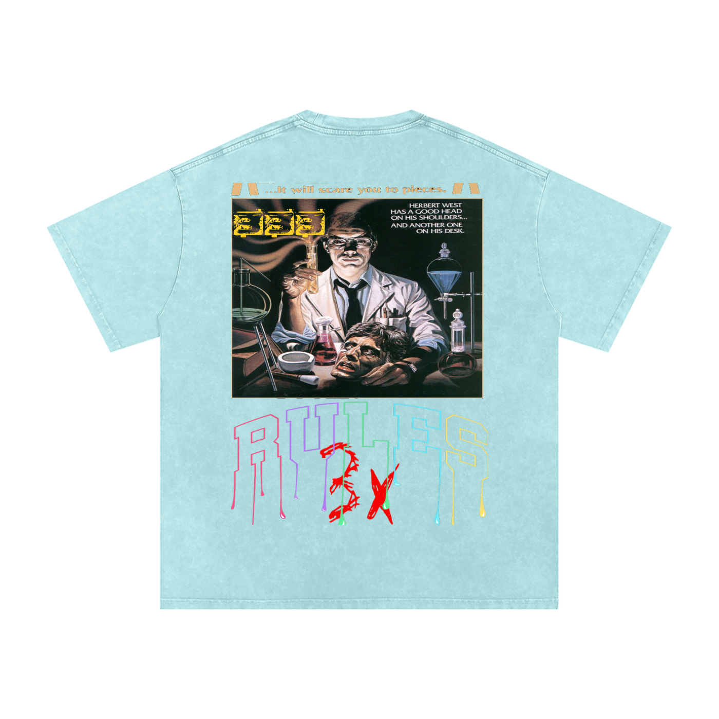 Snow Washed Oversized Cotton T-Shirt ODMPOD