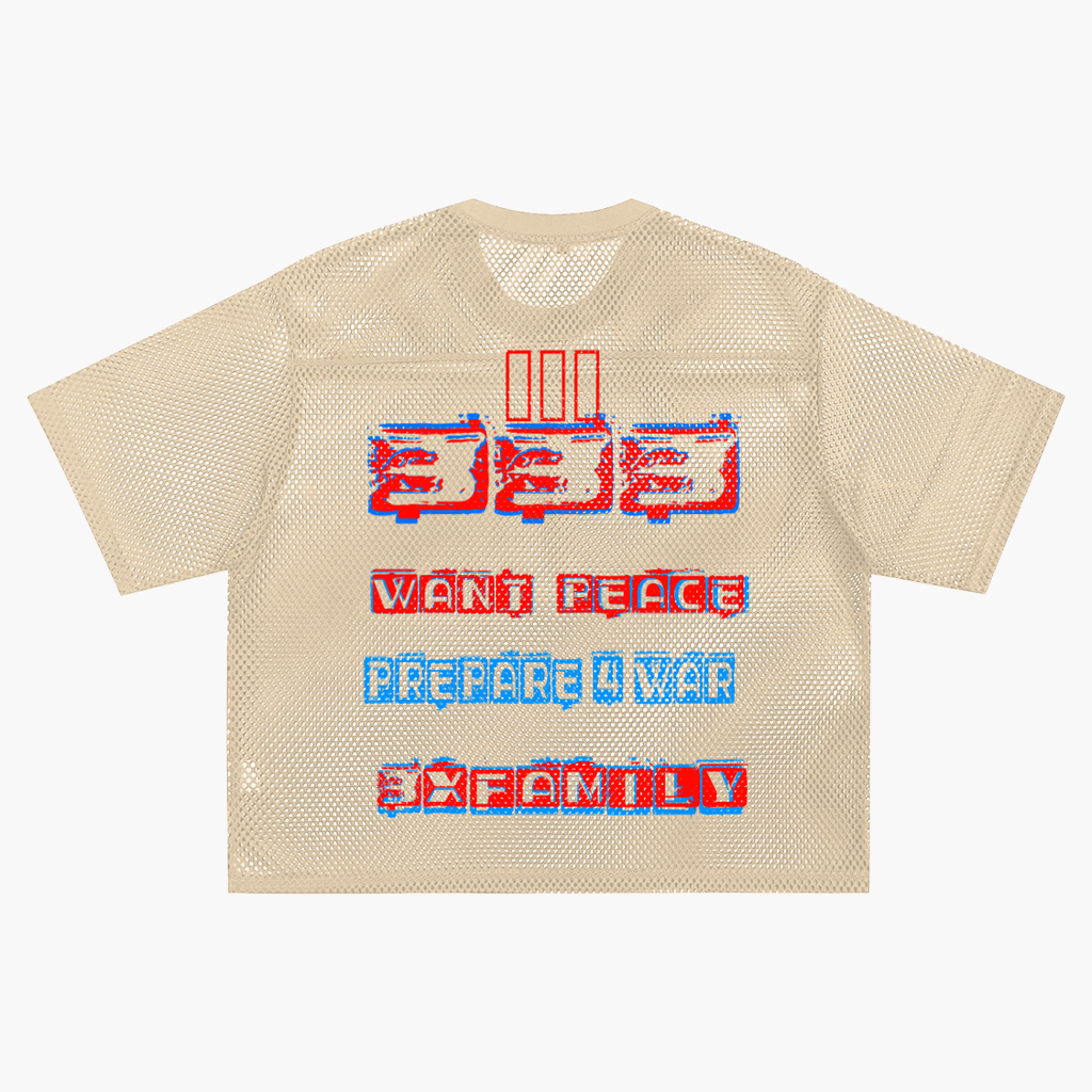 See-through Boxy Net T-Shirt ODMPOD