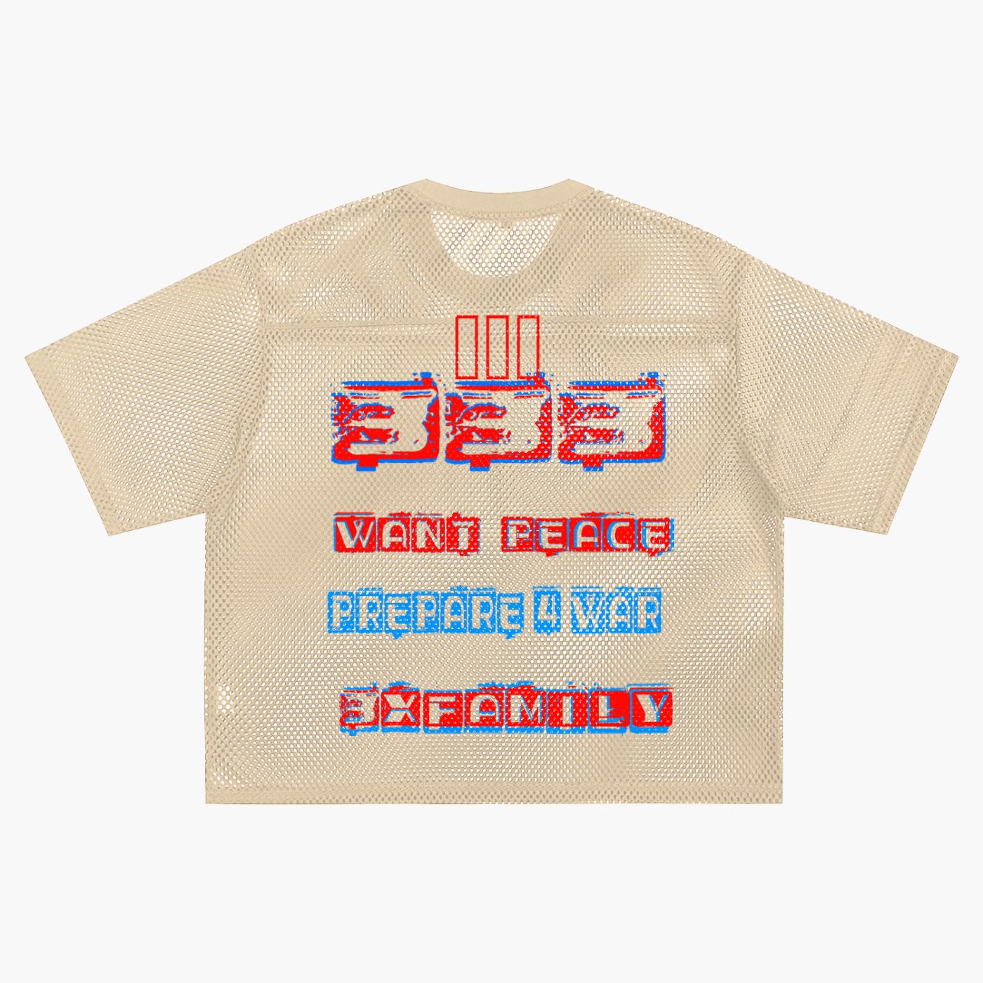 See-through Boxy Net T-Shirt ODMPOD