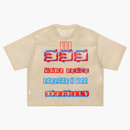 See-through Boxy Net T-Shirt ODMPOD