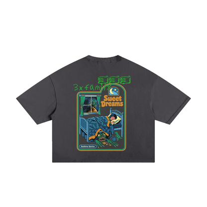 Classic Frayed Boxy Tee ODMPOD