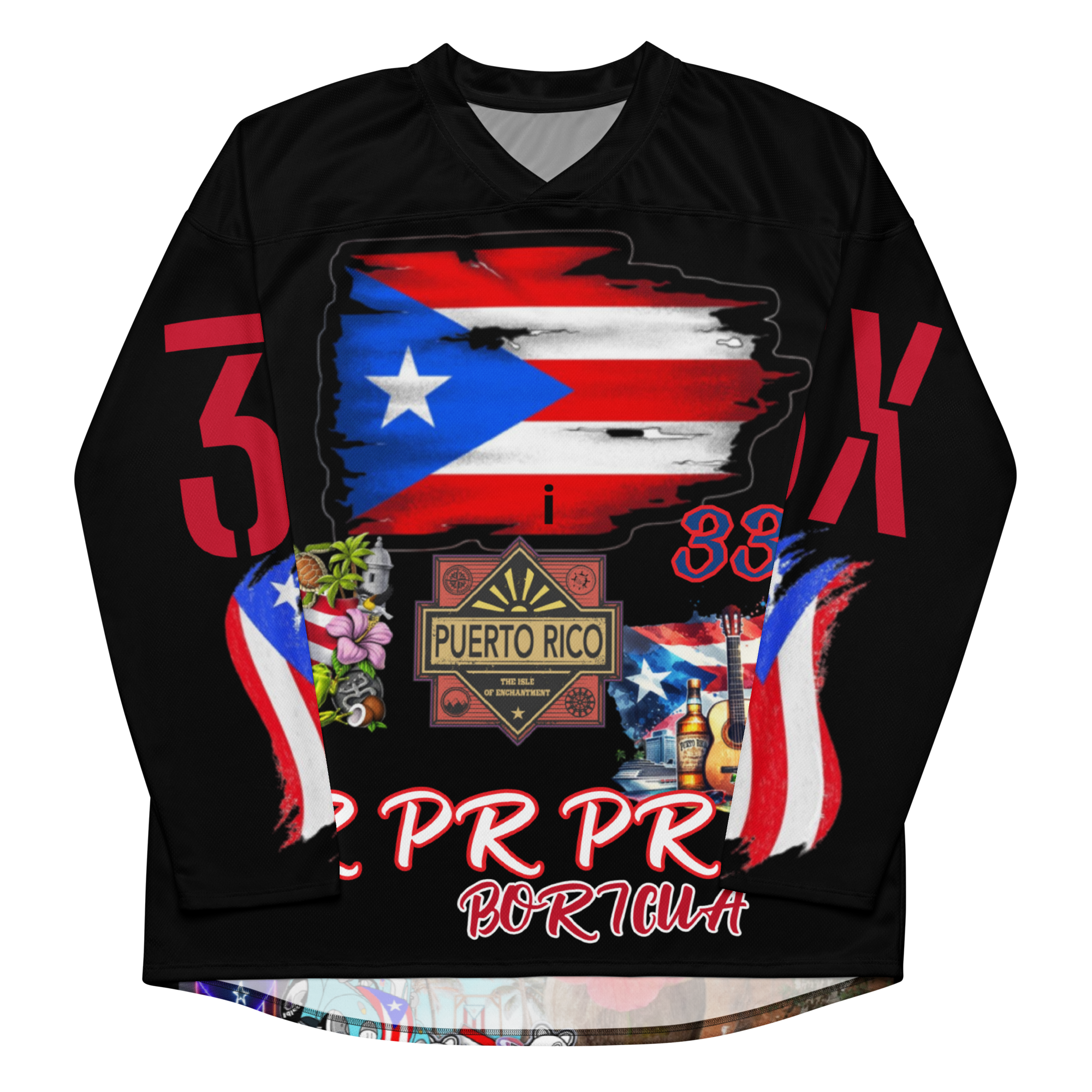 3X Culture Jersey (Puerto Rico) Printful