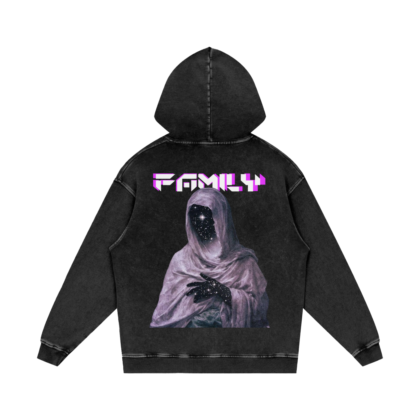 Snow Washed Loose Cotton Hoodie ODMPOD