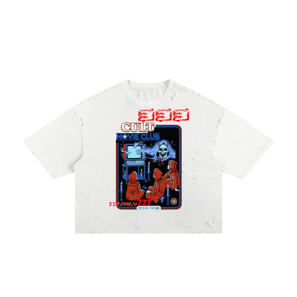 Classic Frayed Boxy Tee ODMPOD