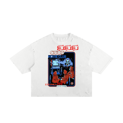 Classic Frayed Boxy Tee ODMPOD