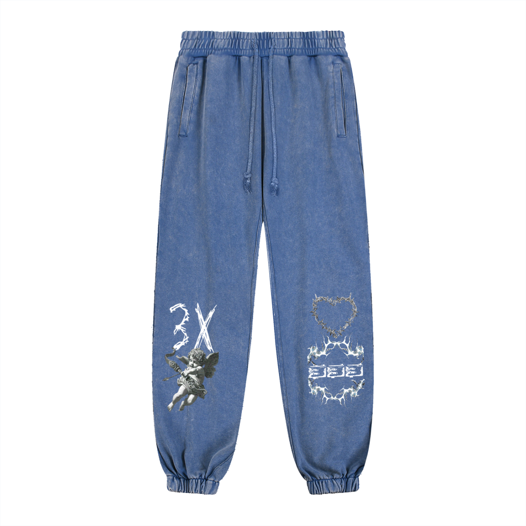 Snow Wash Heavyweight Jogged Sweatpants ODMPOD